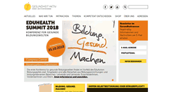 Desktop Screenshot of gesundheit-aktiv.de